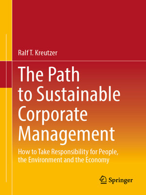 cover image of The Path to Sustainable Corporate Management